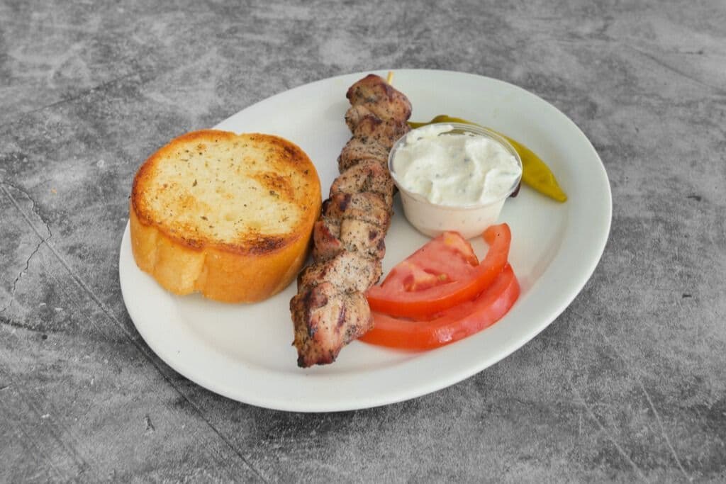 Panier de brochette de porc / Pork Skewer Basket