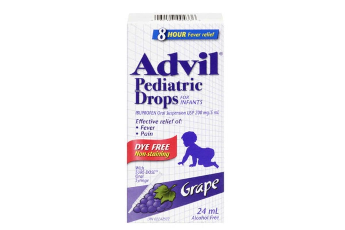 Advil Pediatric Drops for Infants for Fever and Pain Relief (24 ml)