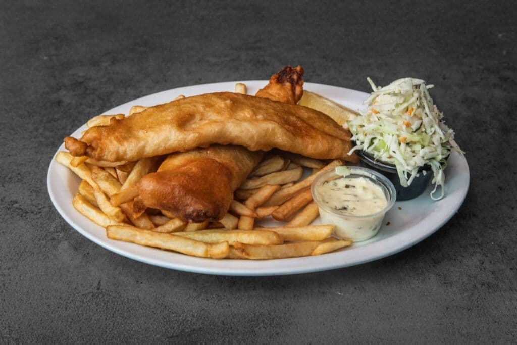 English-Style Fish and Chips