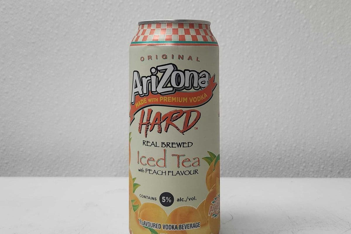 Arizona Hard Peach Iced Tea (1 x 473 ml Tall Can)