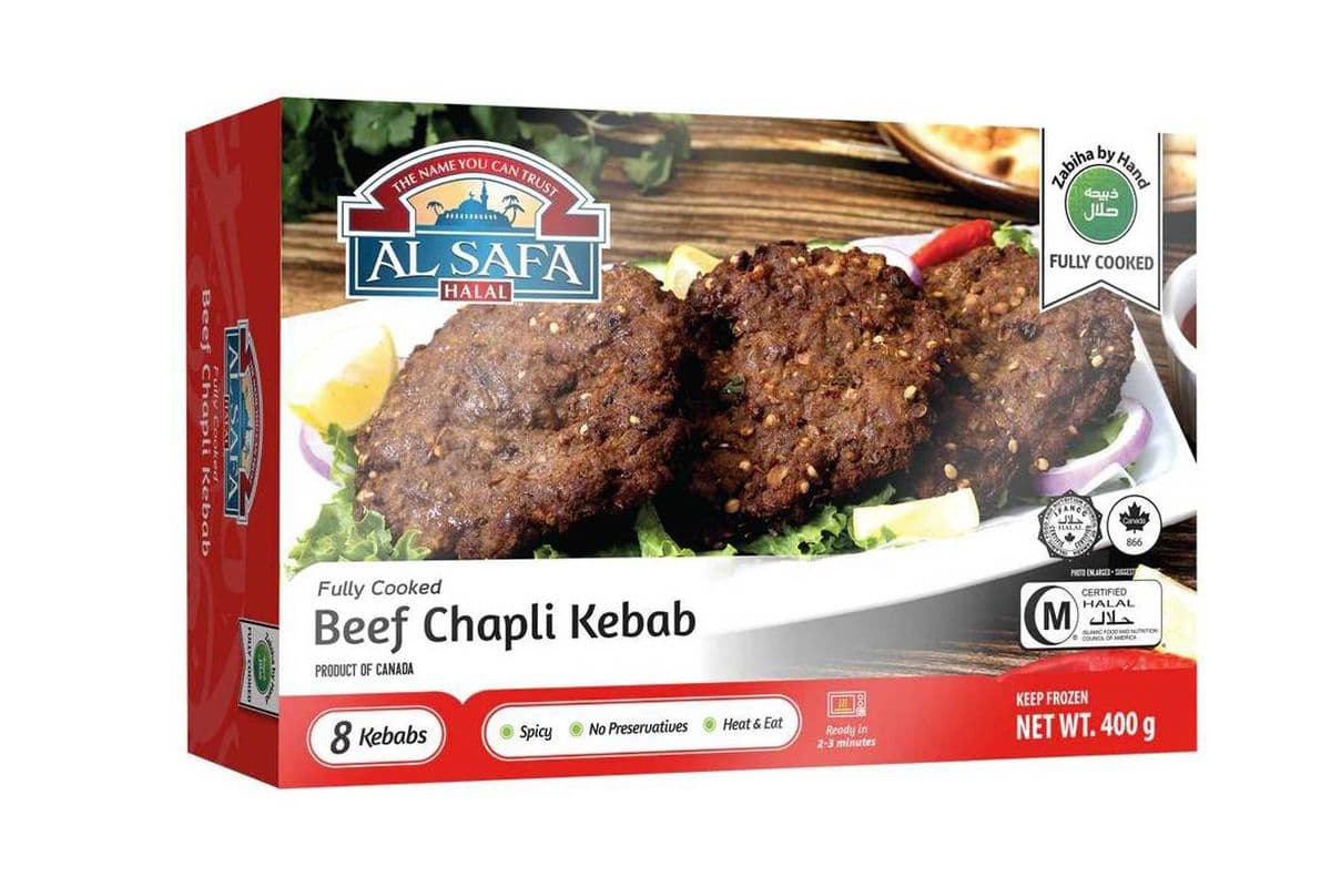Al Safa Beef Chapli Kebab (8 pcs)