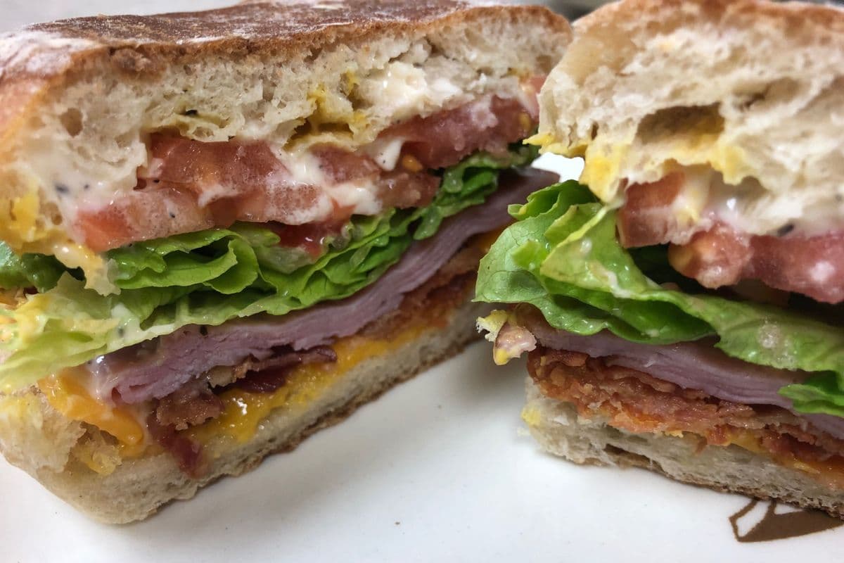 Ham Bacon Melt Ciabatta