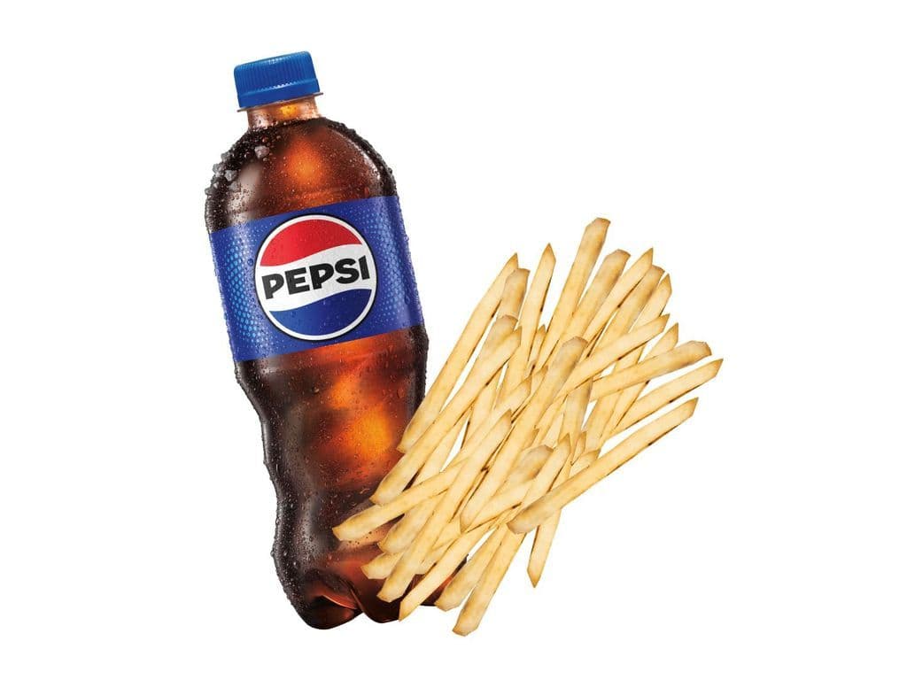 Enhance your meal with Combo - 1 Bottle Drink & Side of Fries
