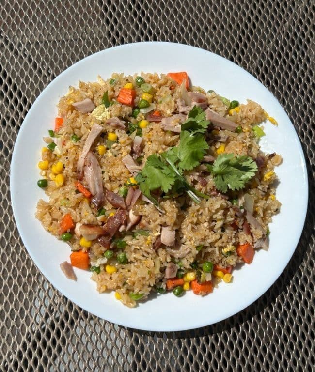 Riz Sauté au Porc BBQ/ Fried Rice with BBQ Pork