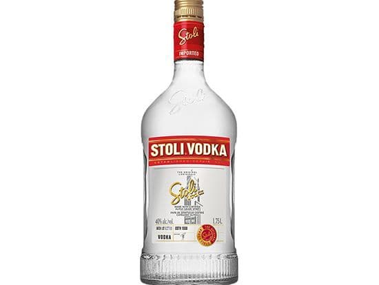 Stoli, 1.75L vodka (40.0% ABV)