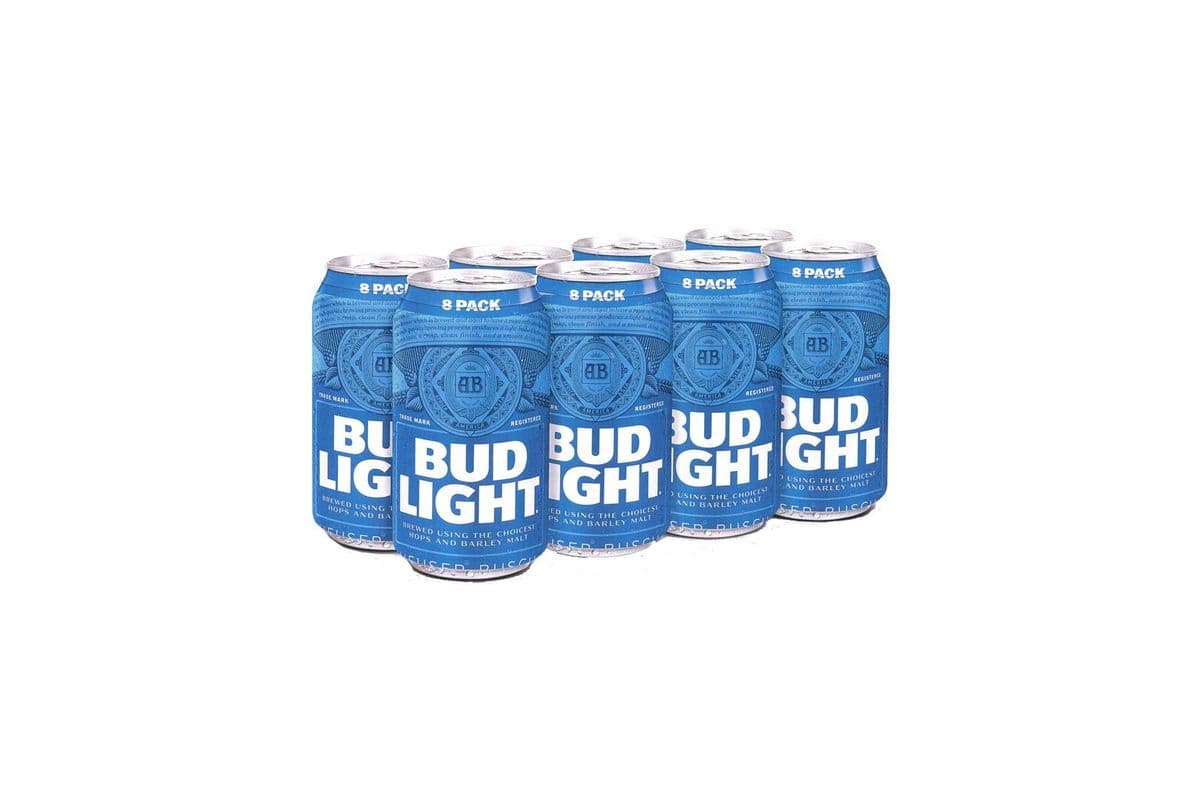 Bud Light (8 Pack) (8 x 355 ml Cans)