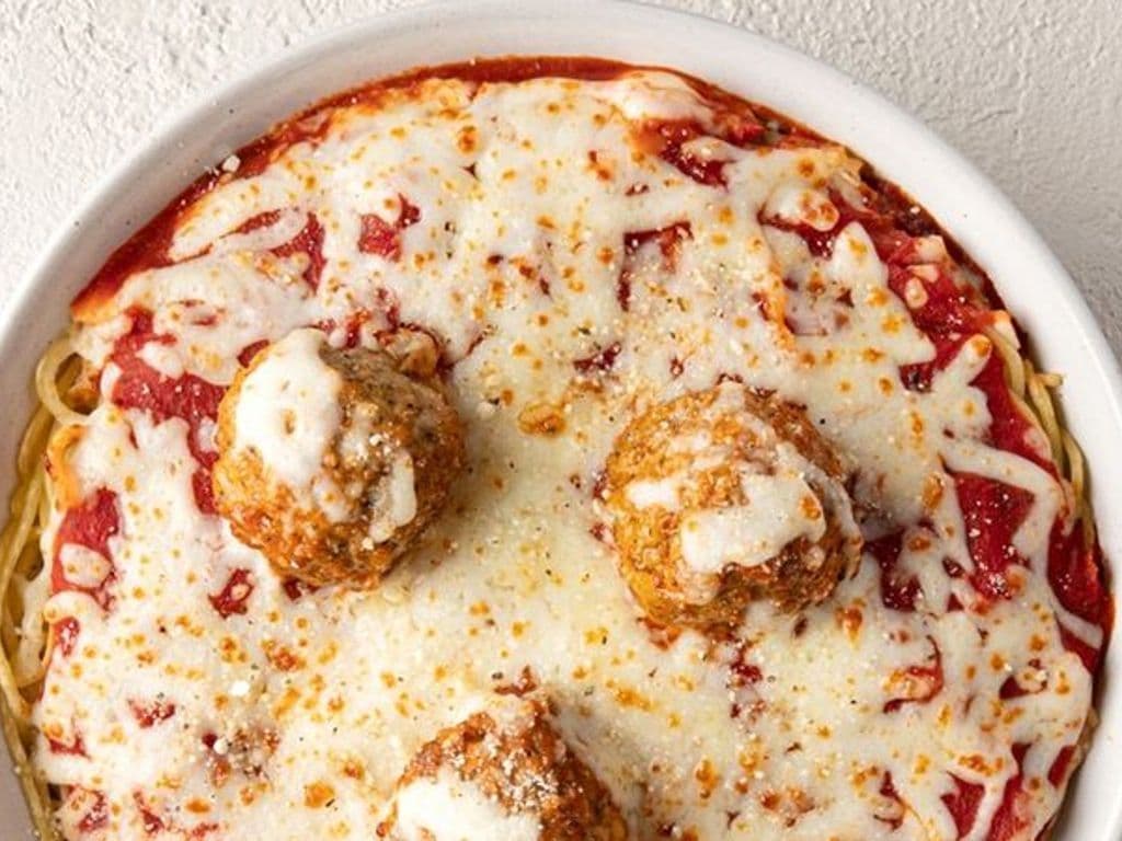 Baked Spaghetti with Meatballs