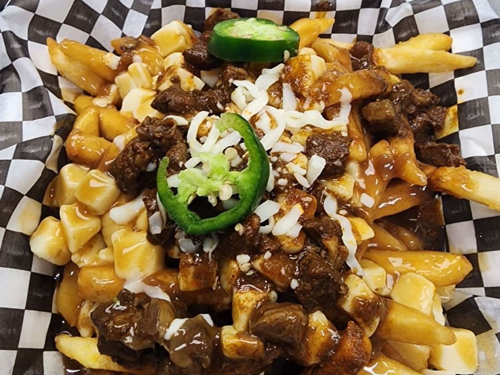 Spicy Mutton Poutine