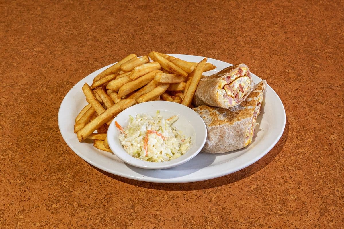 Western Wrap with Bacon and Cheese