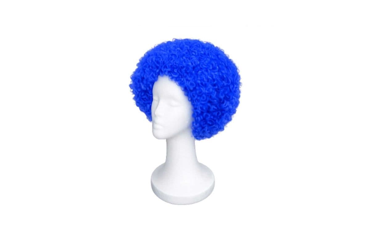 Royal Blue Costume Clown Wig