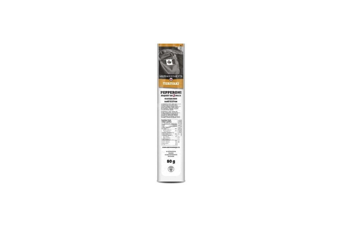 McSweeney's 2Pk Pepperoni - Teriyaki 80g (80gm)