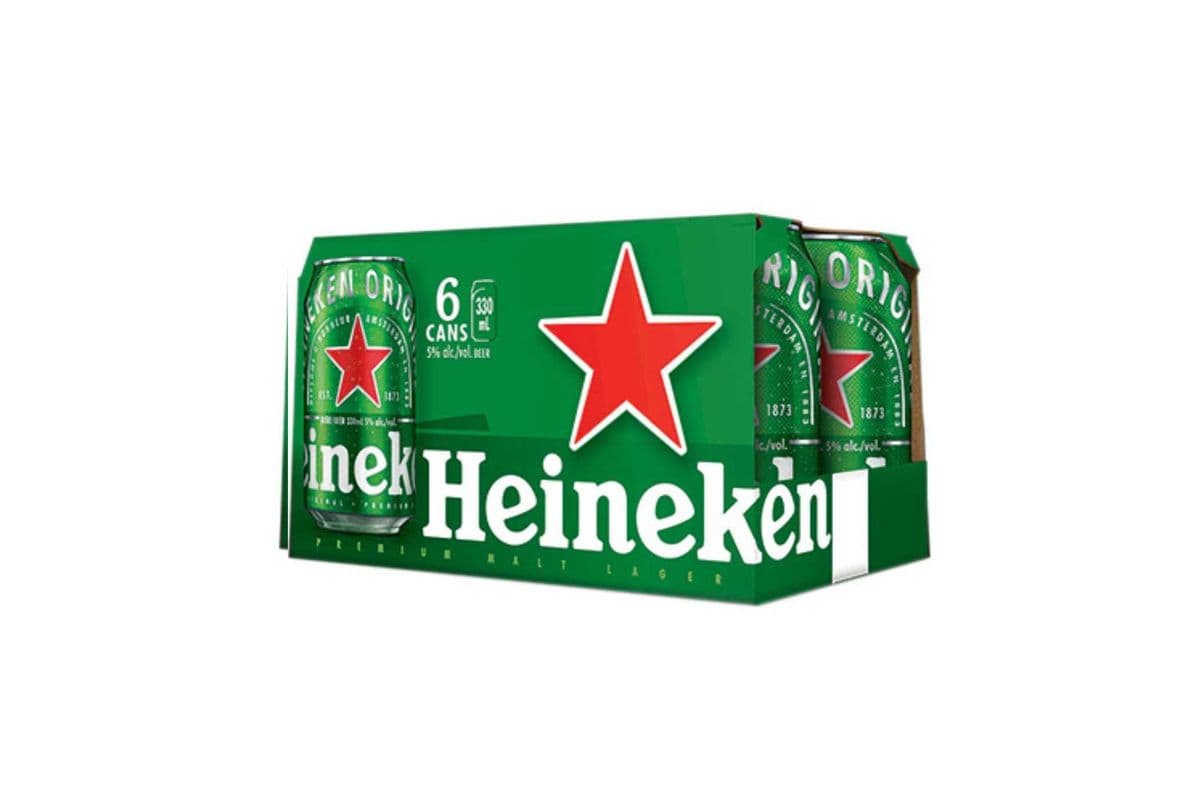 Heineken (6 x 330 ml Cans)