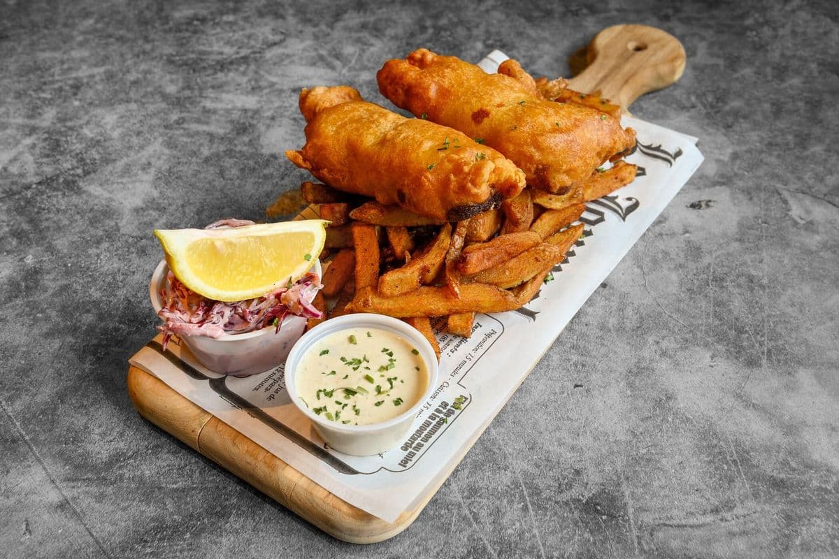 Fish and Chips a la biere / Beer Battered Fish and Chip