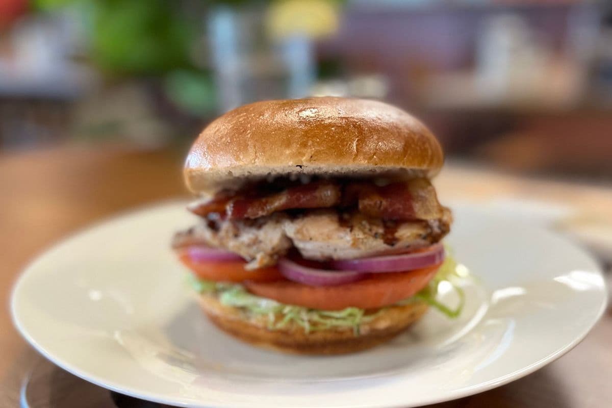 Grilled Chicken Bacon Burger