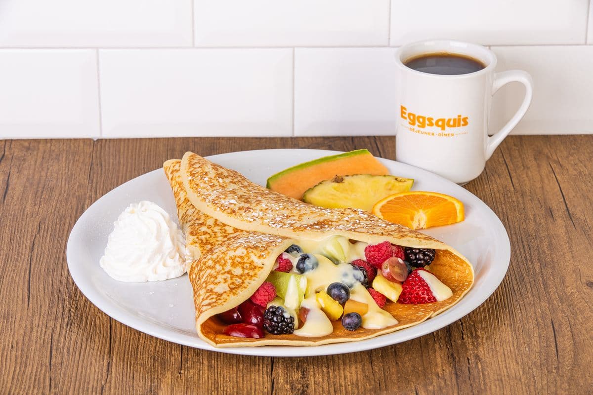 Mixed Fruit Crepe