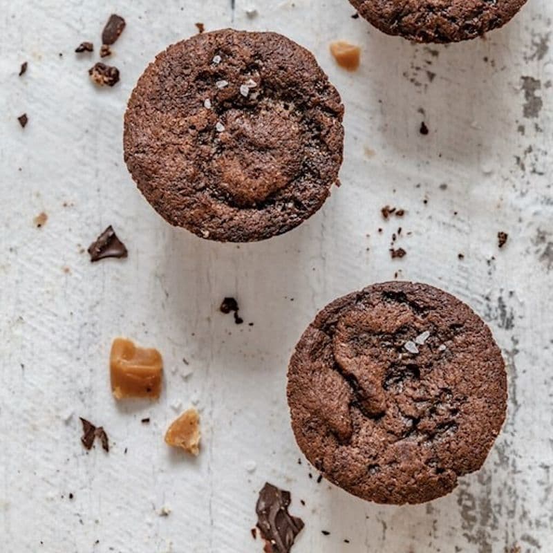 Sac de 6 brownie caramel fleur de sel / 6 Salted Caramel Brownie Bag