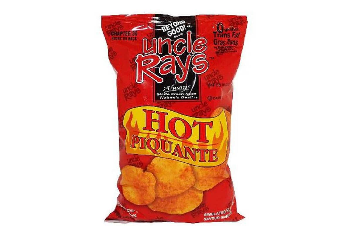 Uncle Rays Chips Hot Piquant (130 g)