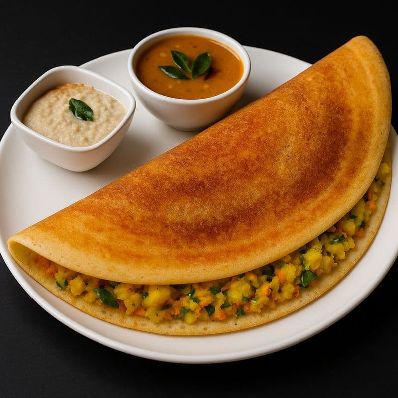 Mysore Masala Dosa / Dosa Masala de Mysore