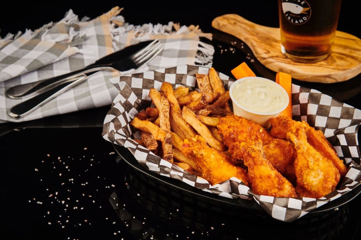 Chicken Wings and Fries