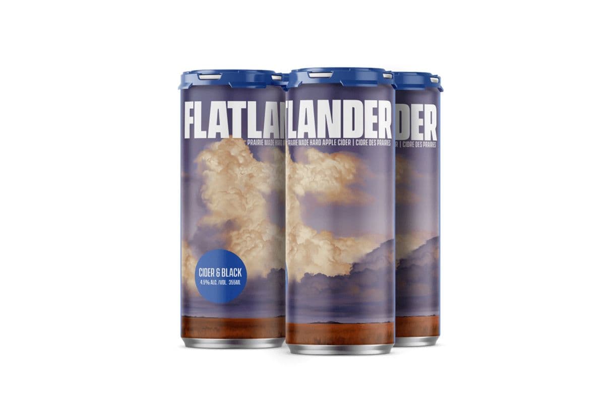 Flatlander Cider Black (4 x 355 ml)