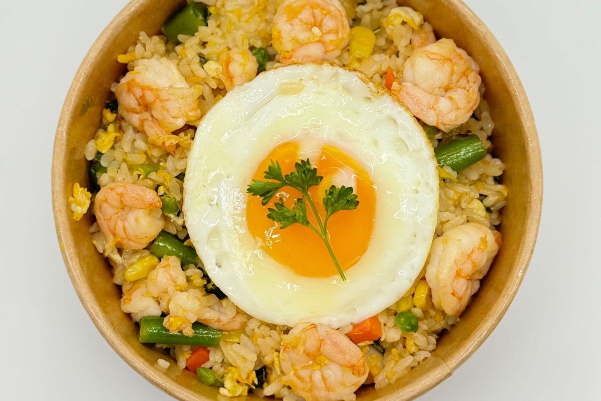 Shrimp Fried Rice Cupbop