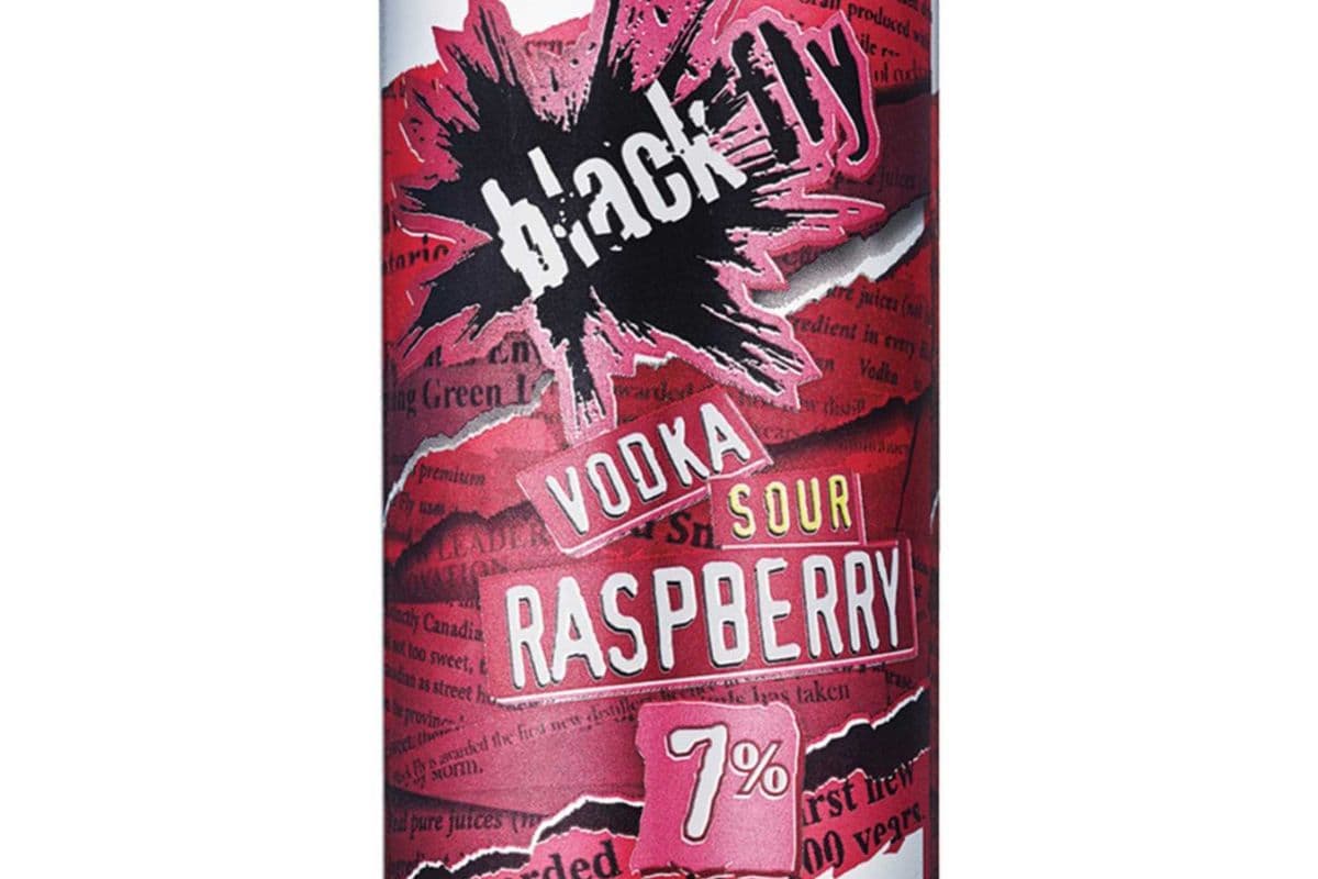 Black Fly Sour Raspberry (1 x 473 ml Can)