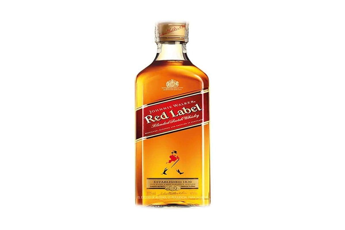 Johnnie Walker Red Label Scotch (1 x 375 ml)