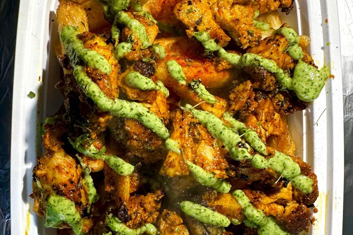 Chicken Tikka and Fries