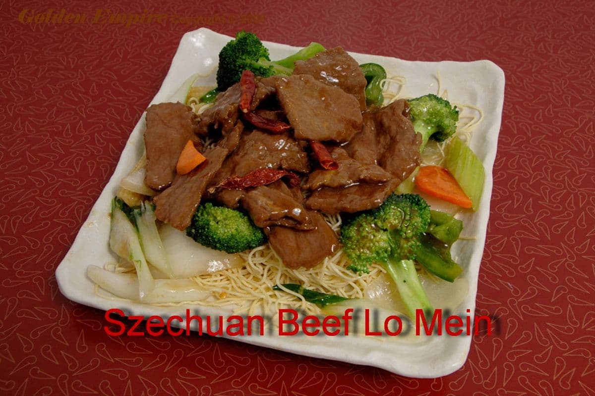 Szechuan Beef Lo Mein