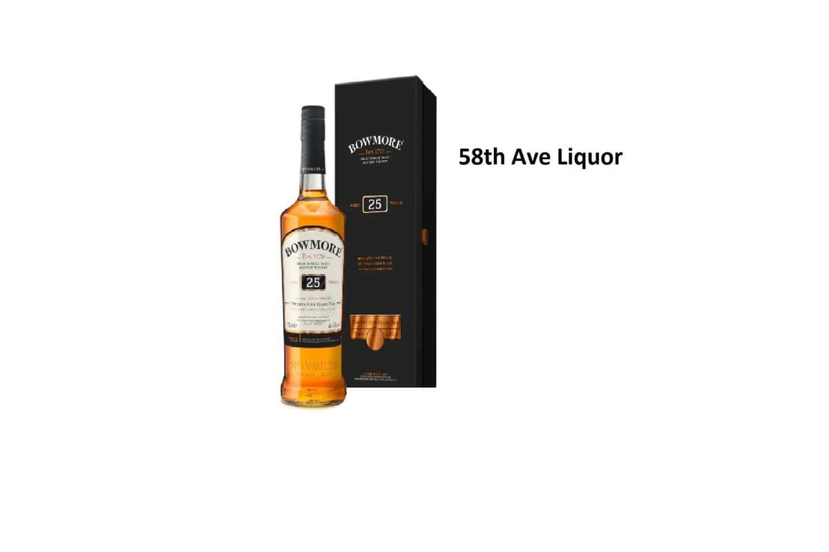 BOWMORE 25 YEAR (1 x 750ML)