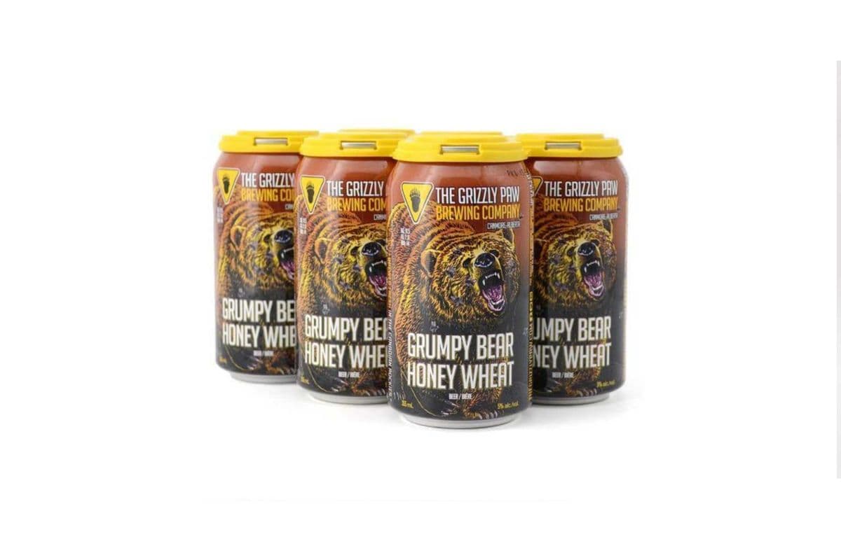 Grizzly Paw Honey Wheat Beer (6 Packs) (1 x 6x355ml)