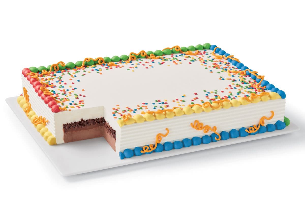 Gâteau de célébration standard plat – Gâteau DQ® / Standard Celebration Sheet Cake - DQ® Cake