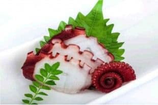 J13. Tako Sashimi (3 pcs)