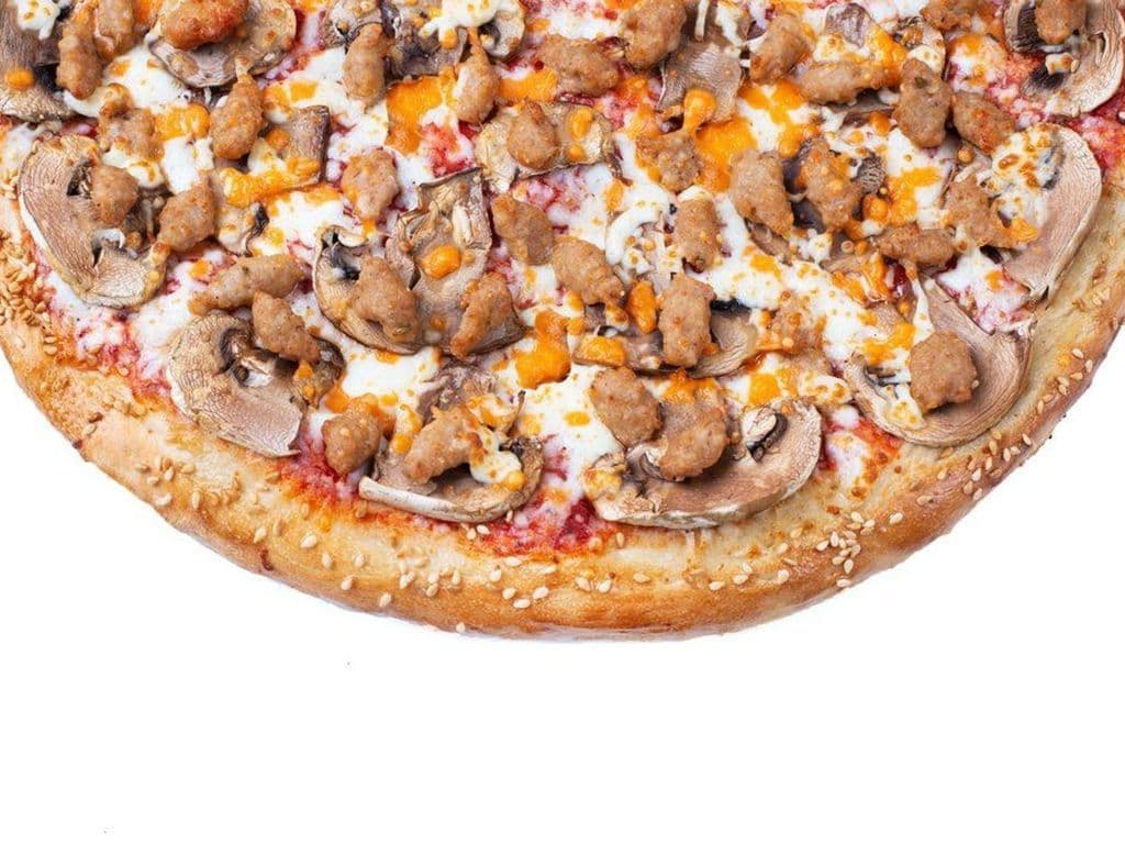 Medium Italian Sausage Mushroom Pizza