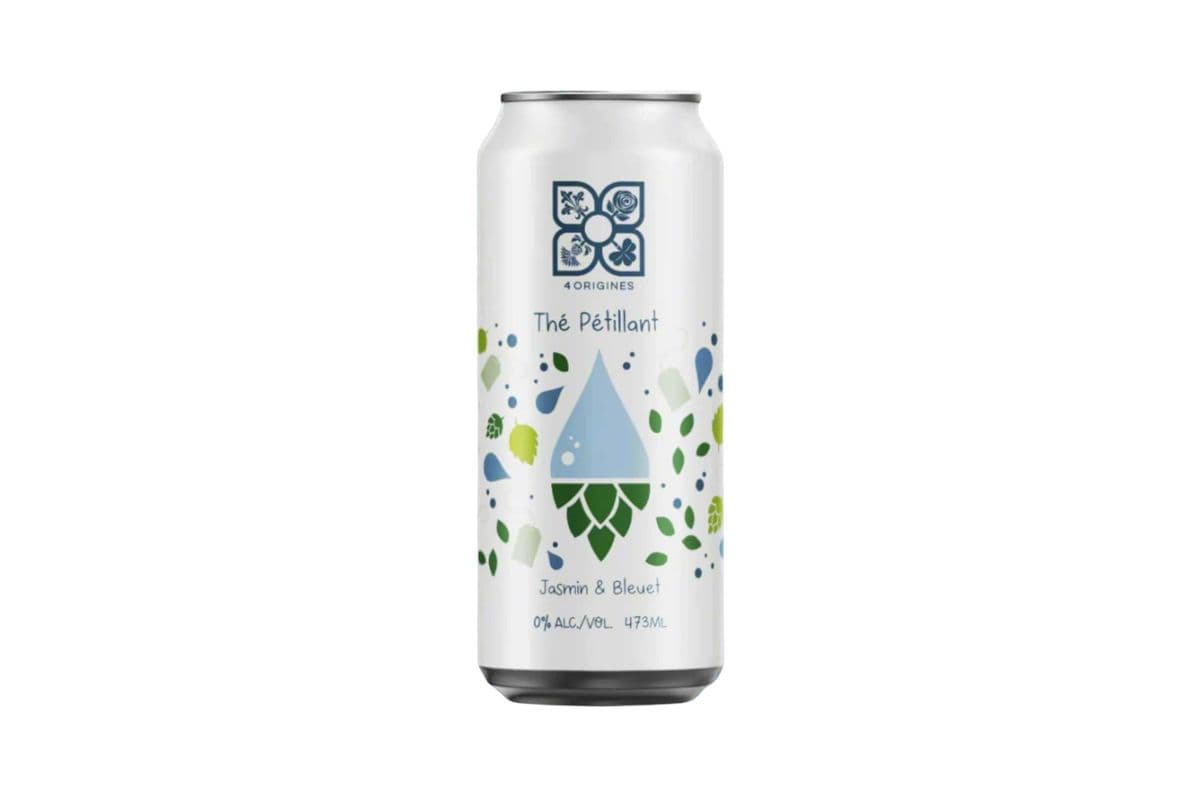 4 Origines Blueberry & Jasmin Green Hop Tea (Non-Alcoholic) (473ML) (473ML)