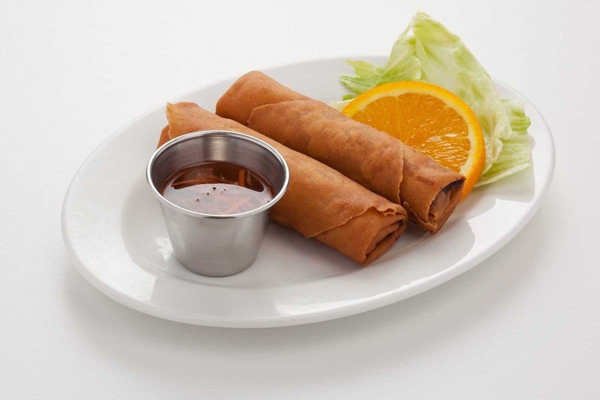 3. Spring Rolls (2 rolls)