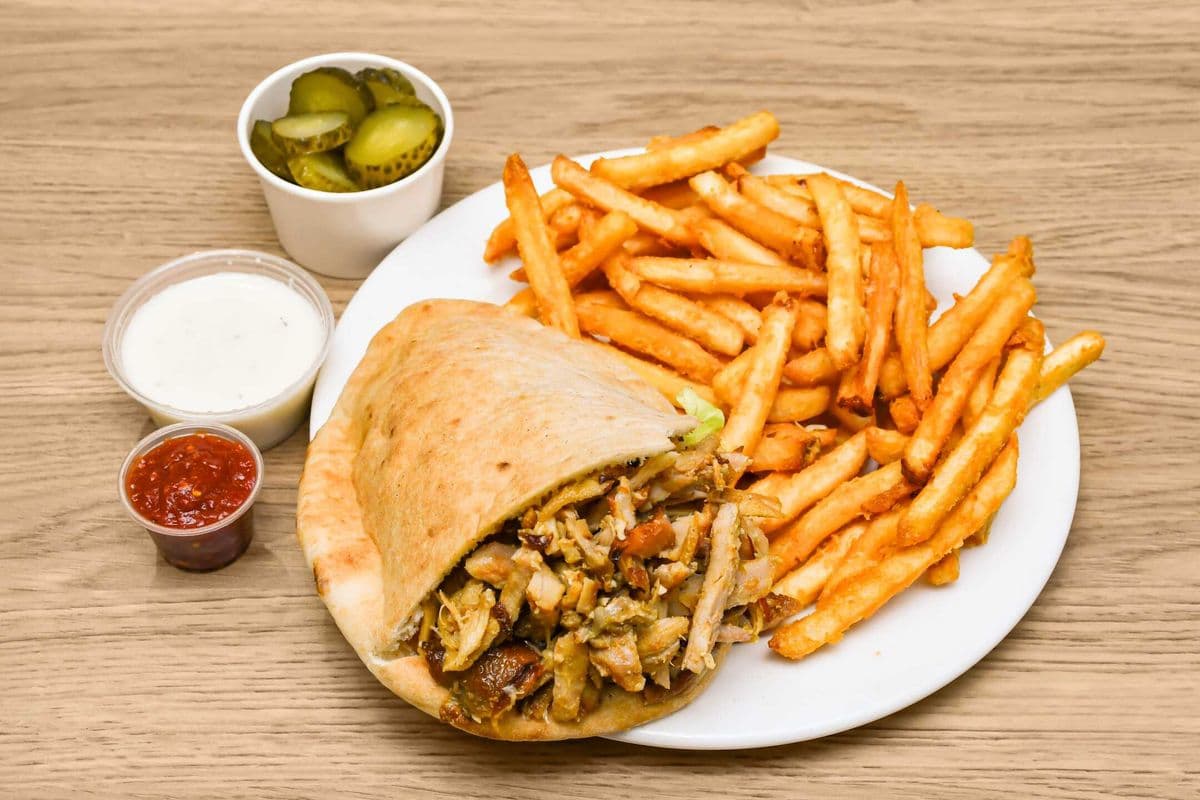 Shawarma Pita Sandwich Combo
