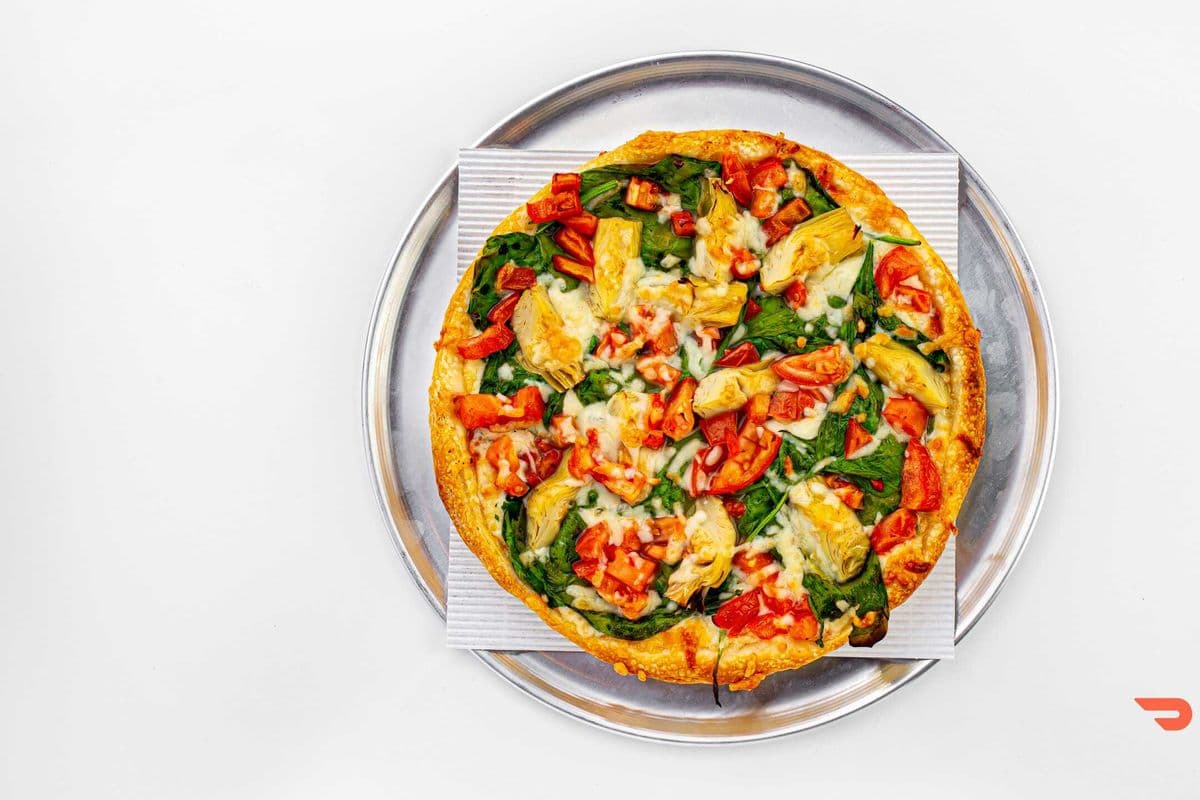 8" Small Spinach and Artichoke Pizza