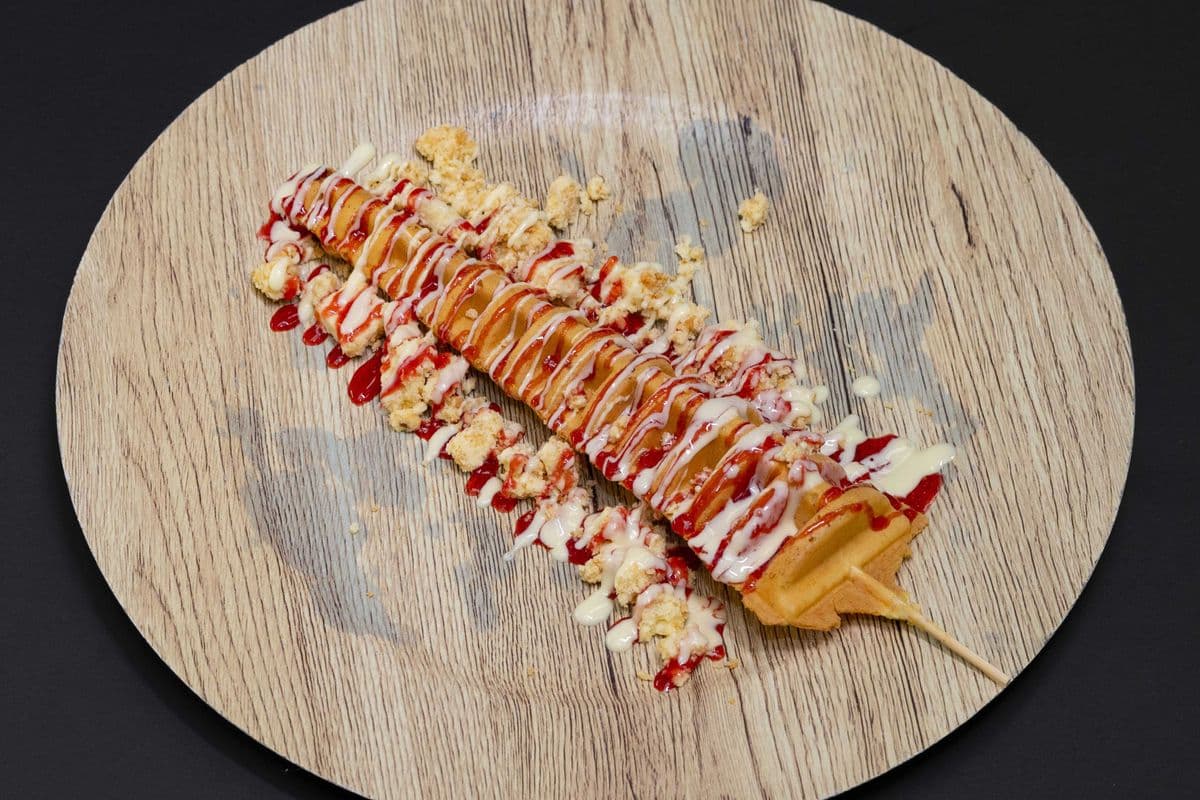 Very Strawberry Waffle on Stick