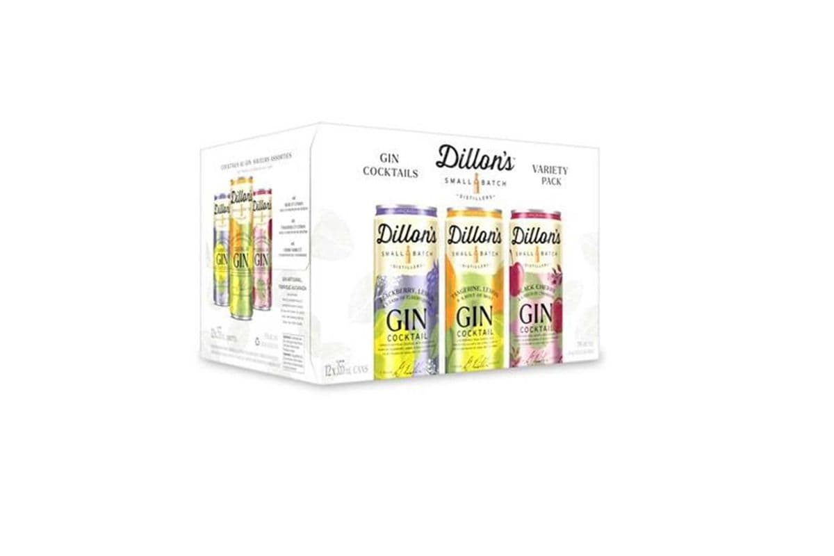 865872. DILLON'S GIN VARIETY (12 x 355ML (CANS))