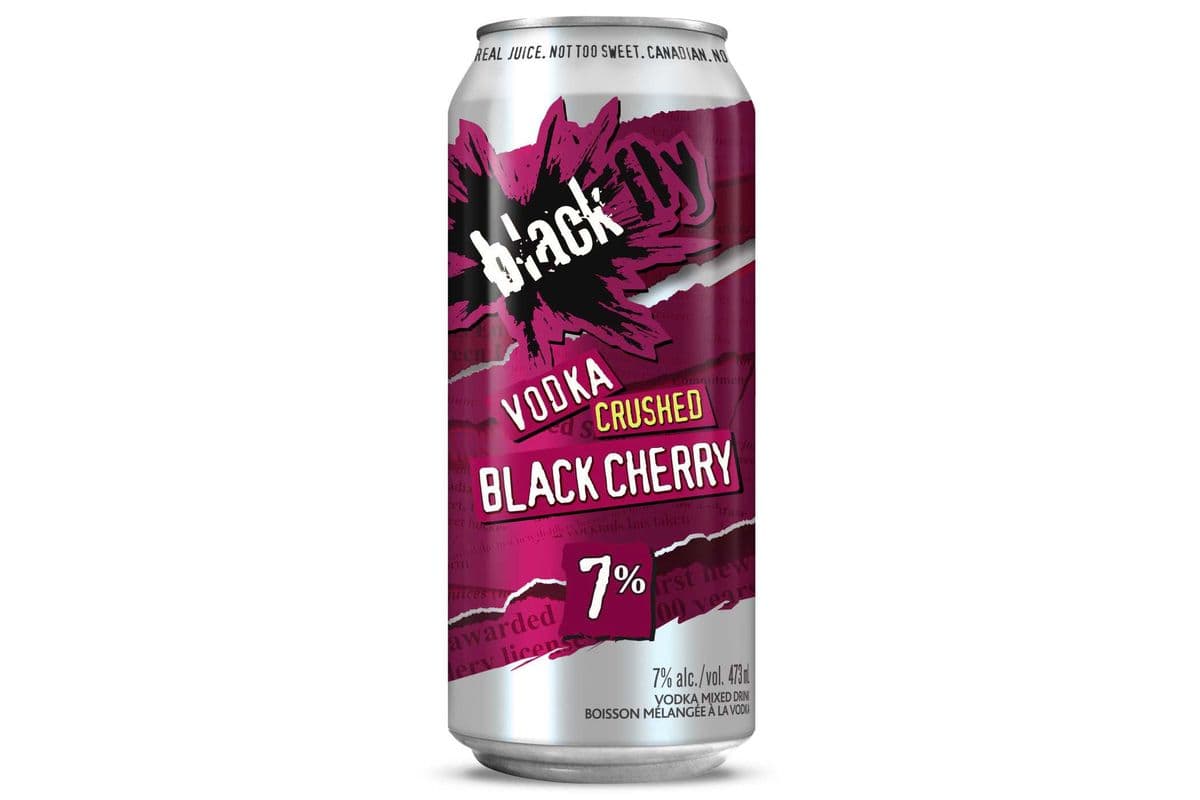Black Fly Crushed Black Cherry (1 x 473mlk)