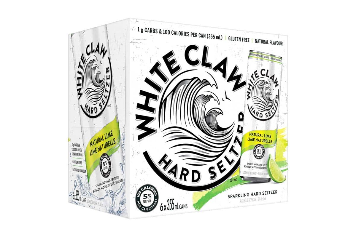 White Claw Natural Lime (6 x 355 ml)