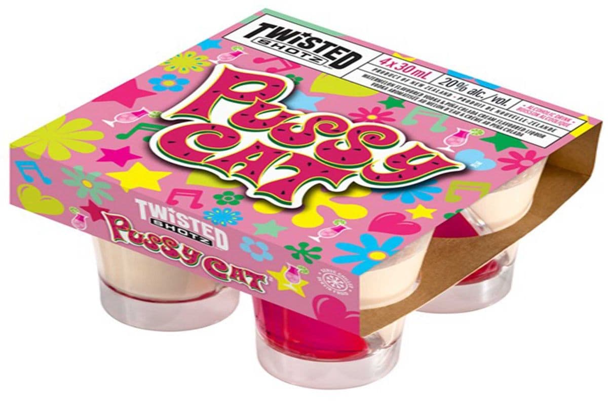 TWISTED SHOTZ PUSSY CAT (4 x 30ML)