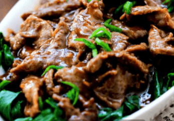Beef with Chinese Greens
