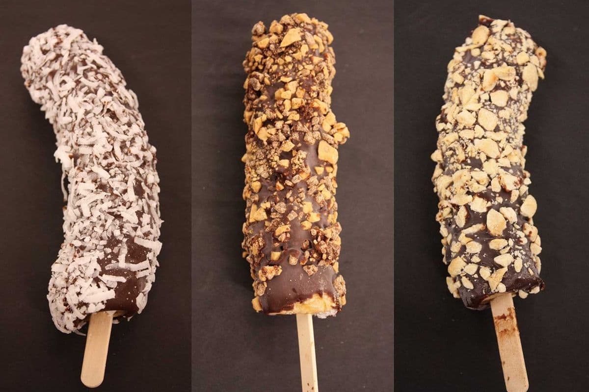 Chocolate Covered Frozen Fruit - Banana