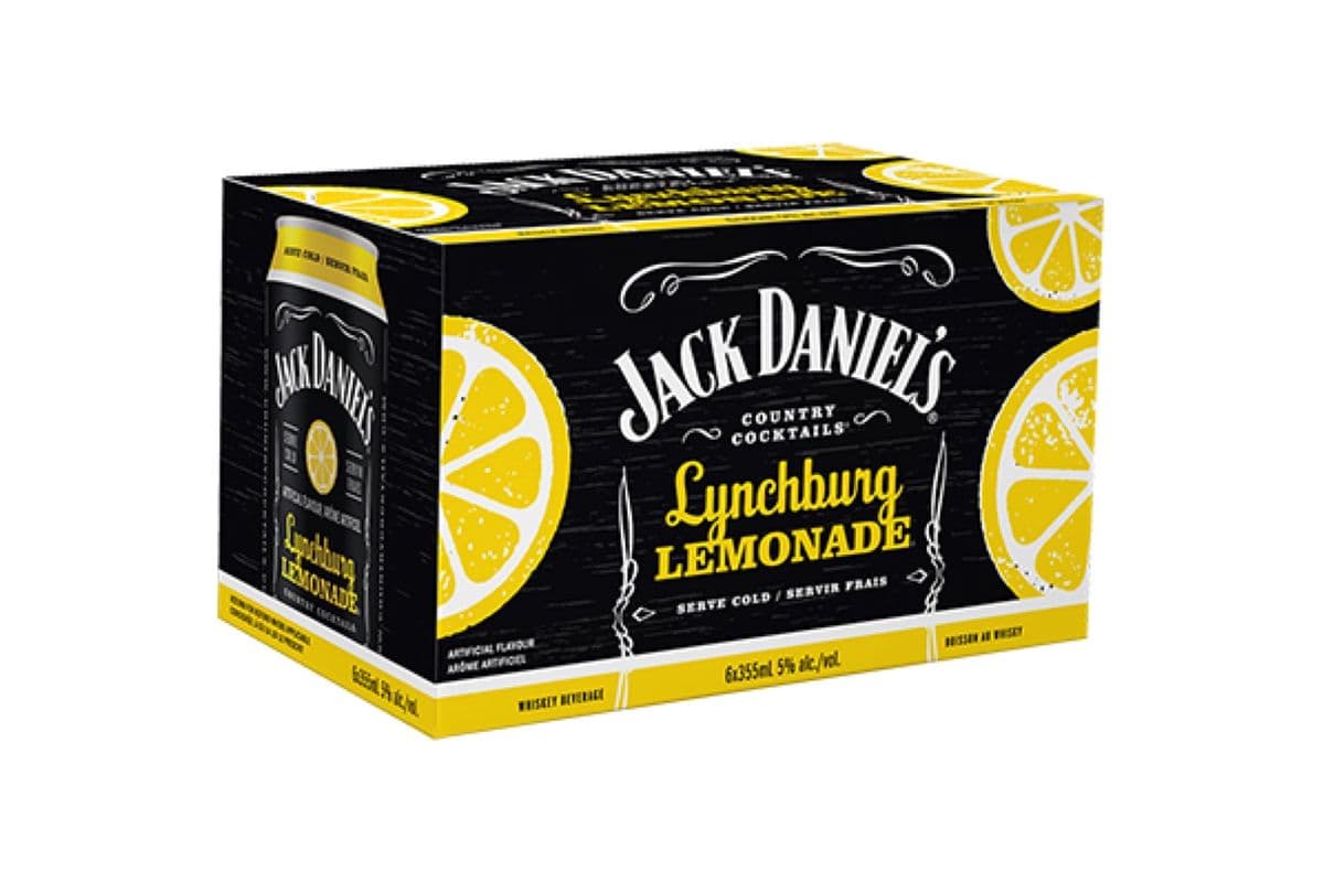 Jack Daniel's Lynchburg Lemonade (6 x 355mL Cans)