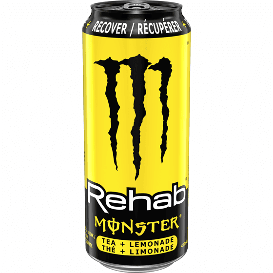 Monster Re Hab Boisson Énergisante Thé et Limonade 458mL /Monster Re Hab Energy Drink Tea + Lemonade  458ml