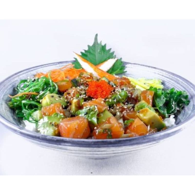 Hawaiian Poke Bowl with Salmon