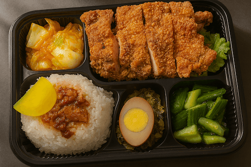 Thai Style Boneless Fried Chicken Bento 🌶 / 泰式椒麻雞便當🌶