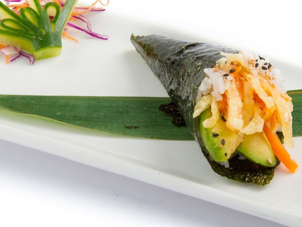 H14. Yam Tempura Hand Roll (1 Pc)